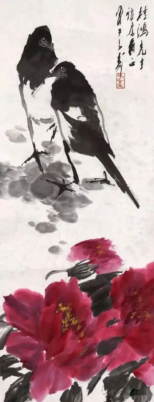 王子武大写意花鸟画,泼墨淋漓!