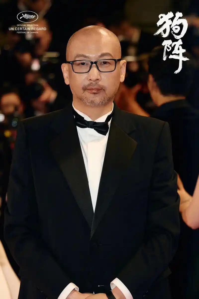 电影《狗阵》导演管虎携出品人及总制片人梁静,领衔主演彭于晏, - 抖