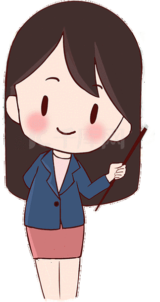 教育教师节q版卡通女教师老师动图