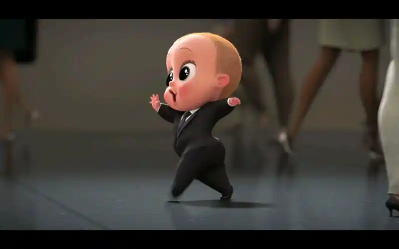 【动画参考】宝宝走路(《宝贝老板》片段)