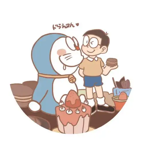 哆啦a梦与大雄 和纸胶带