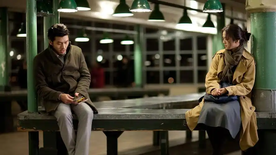 韩剧电影晚秋爱情交织桌面壁纸