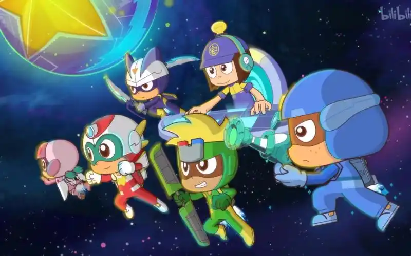 开心超人联盟合照