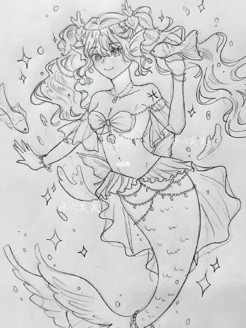 改画  #画画  #自信小孩改画  #画渣改画  #双鱼座