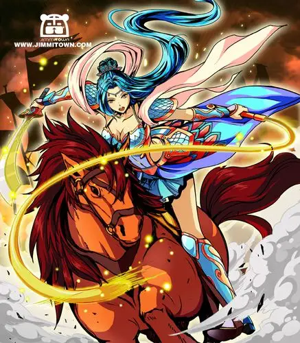 卡牌游戏原画_cgfnrt作品_cg人物绘画_朱峰社区作品展示