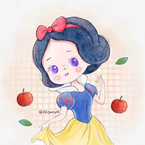 迪士尼q版头像你pick哪位公主第一版