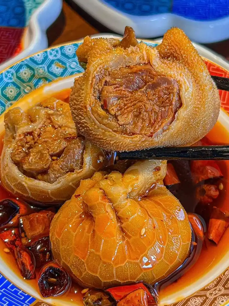 有幸在深圳吃过一次羊肚包肉!