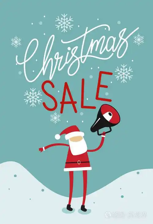圣诞销售横幅插画-正版商用图片14vitb-摄图新视界