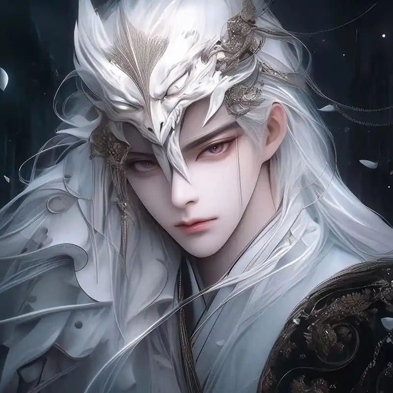 面具男|古风头像二次元头像|男生头像