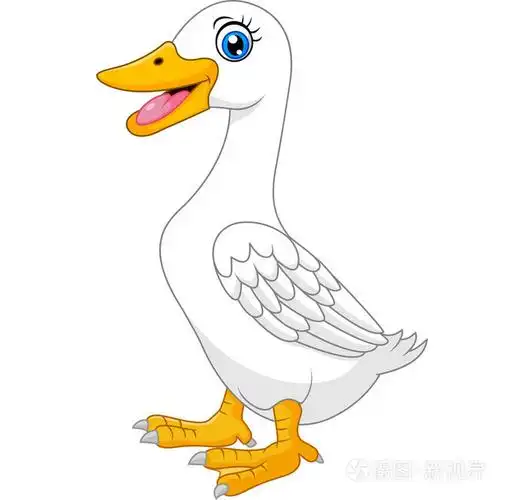 可爱鸭子卡通