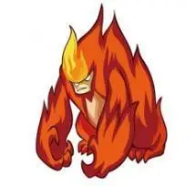 赛尔号简笔画魔焰猩猩