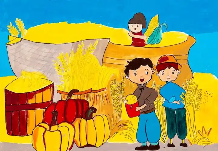 "拒绝浪费 珍惜粮食"节约粮食主题绘画优秀作品-图4