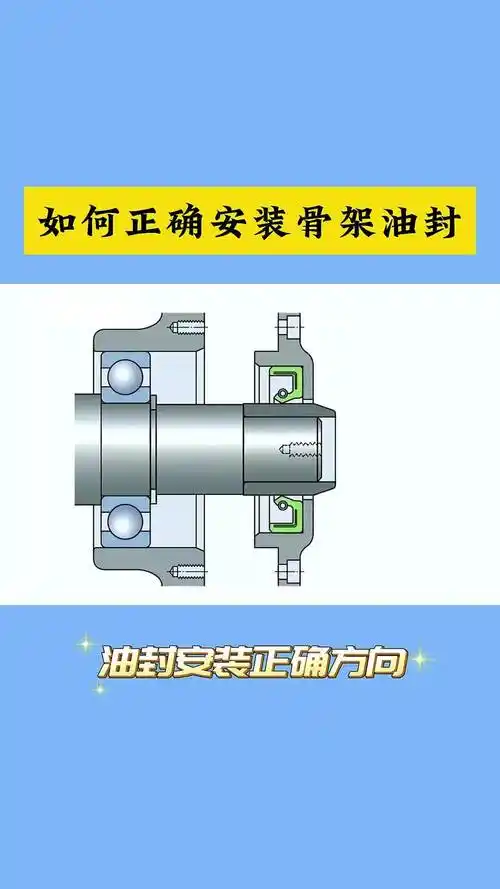 如何正确安装骨架油封
