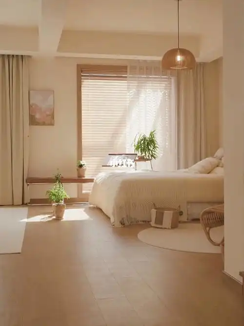 暖色系卧室一个可以随时躺平的小家78