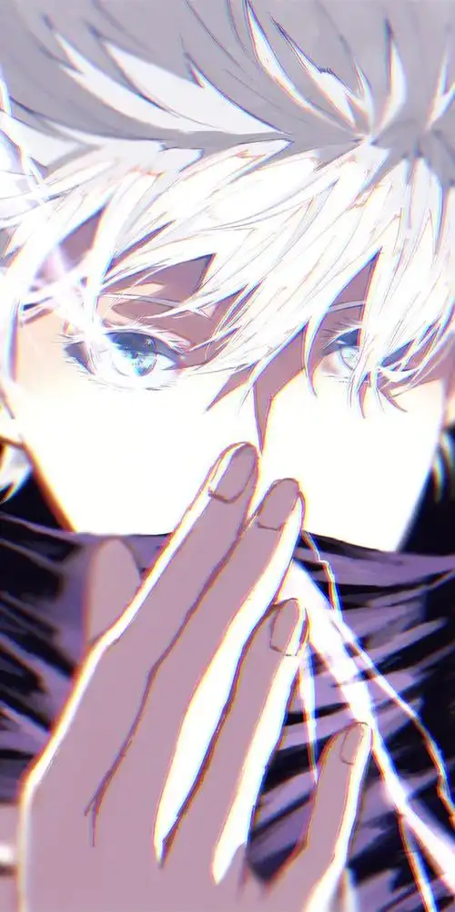 《咒术回战》五条悟,颜值天花板,作者都难以驾驭,全面屏壁纸