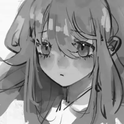 98张高级感黑白动漫女头_女生微信头像_头像屋