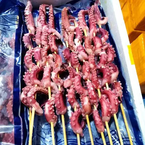 铁板烧烤凤舞大鱿鱼串须204060串凤舞串冷冻半成品海鲜脆口商用食材20
