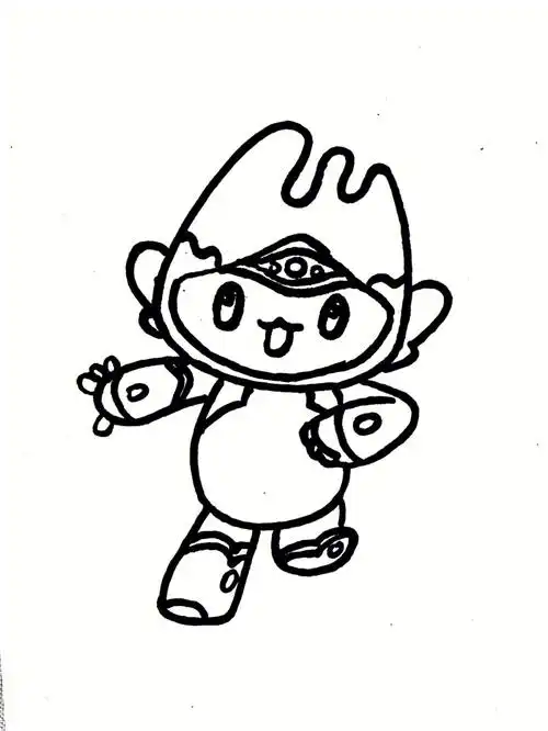 好像全网找不到杭州亚运吉祥物简笔画