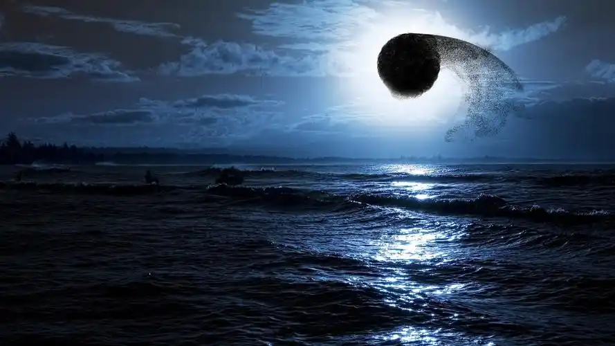 设计暗色天空数码夜空seahorrordarkskydigitalartnightsky壁纸图片