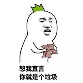 恕我直言,你就是个垃圾
