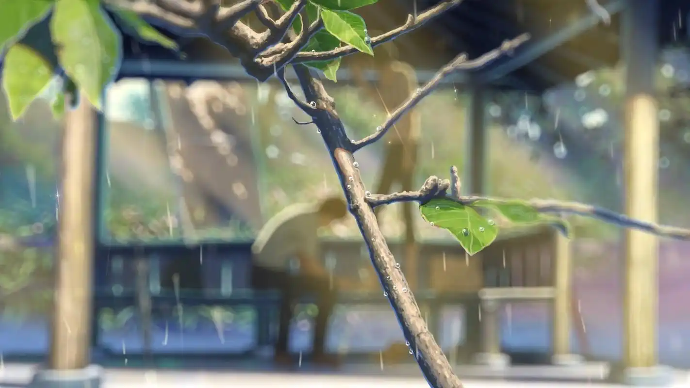 高清言叶之庭1080p壁纸桌面,分辨率:1920x1080