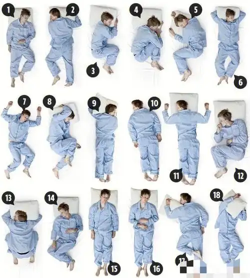 1-18号睡姿,你最常睡的是哪一种?