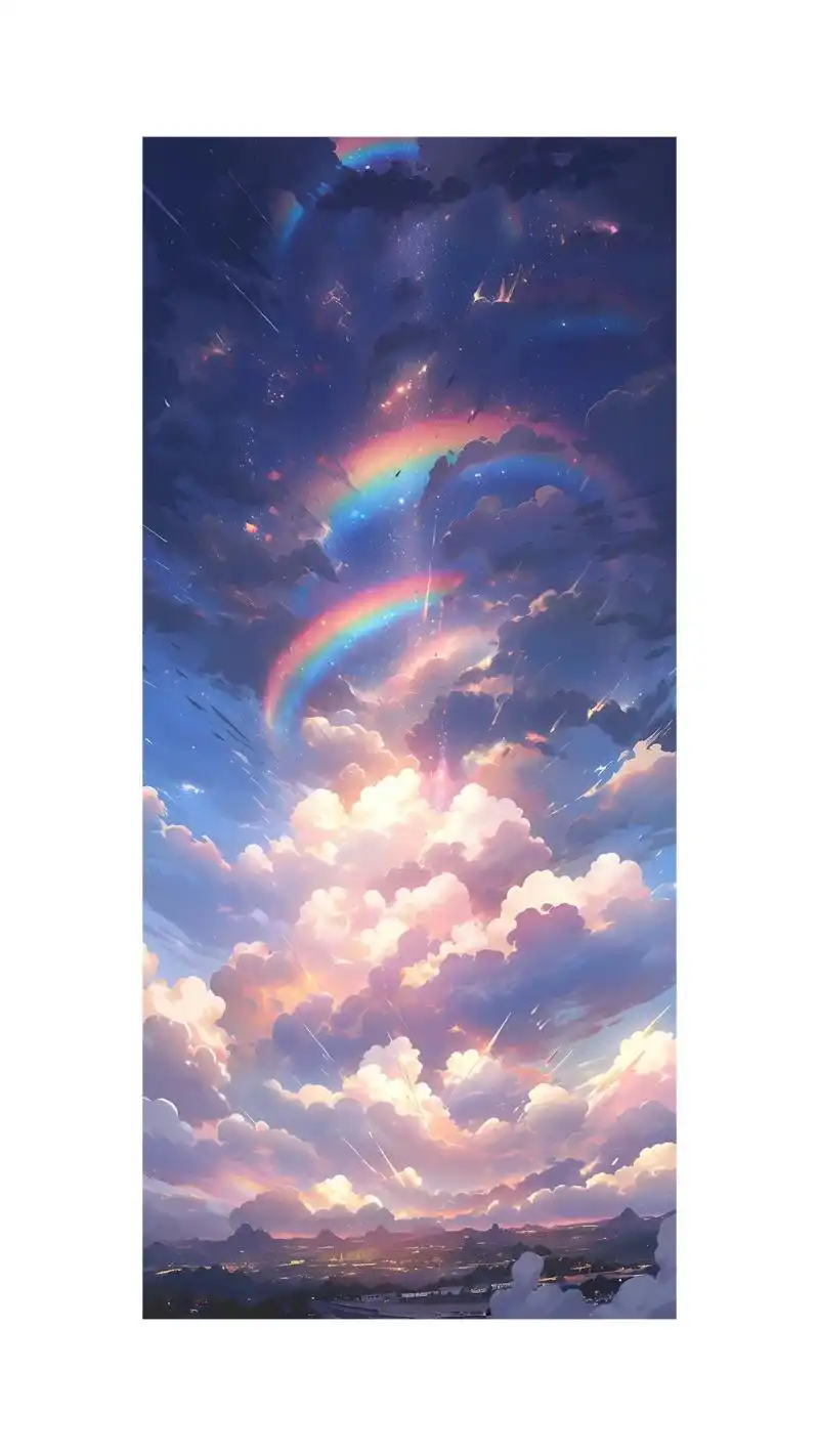 是我爱的蓝天白云系壁纸呀06 #壁纸 #二次元 #治愈系 # - 抖音