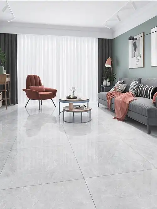 灰色800x800通体大理石瓷砖客厅地砖简约现代防滑耐磨地板砖新款
