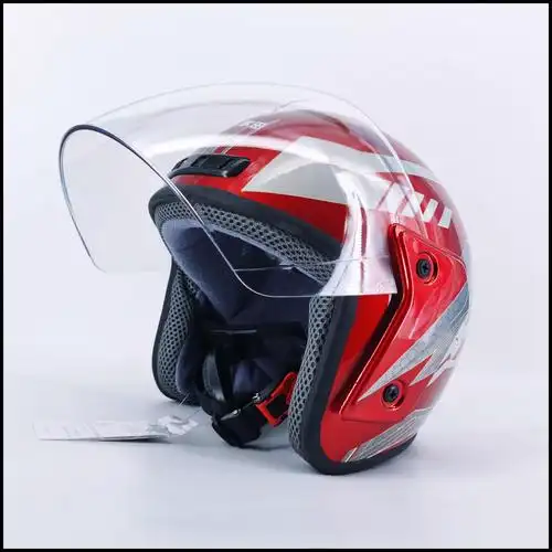 五羊本田摩托车电动车头盔213型268型半盔安全帽四季安全盔