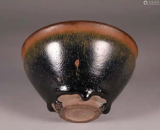 6868lot030968宋代建阳窑兔毫盏