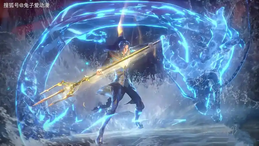 而唐三在与降魔斗罗对战中一直保存魂力,其目的就是准备用海神三叉戟