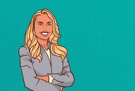 年轻商人卡通人物图片-年轻商人卡通人物素材-年轻商人卡通人物插画