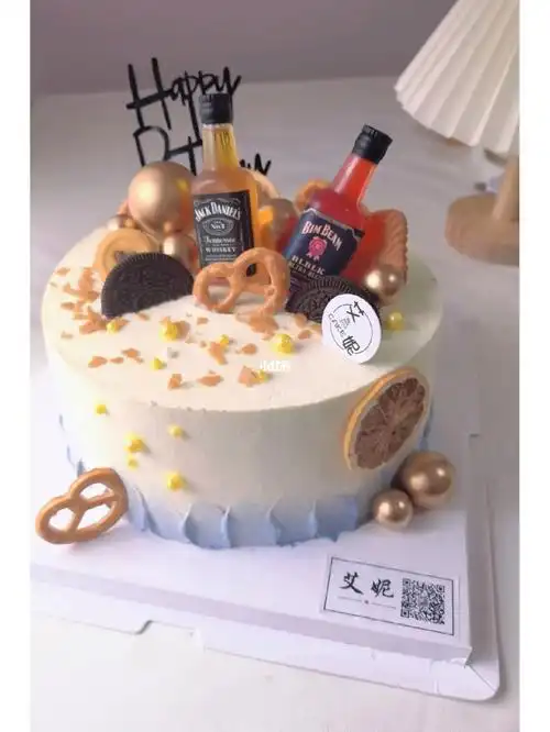 生日蛋糕 #蓝风车动物奶油