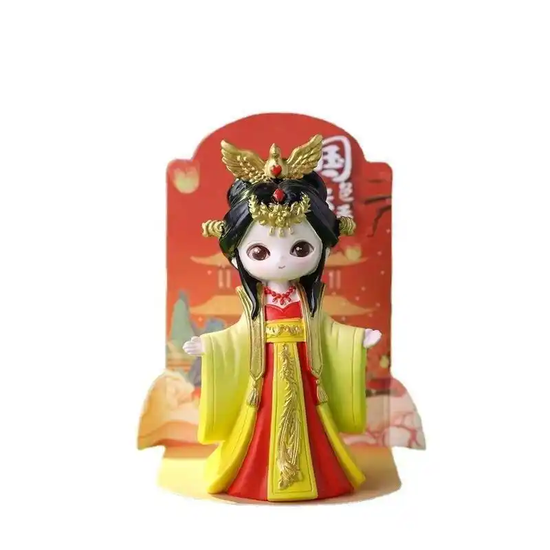 国色天香 国色天香盲盒古风四大美人国潮盲盒手办公仔汉服玩偶摆件
