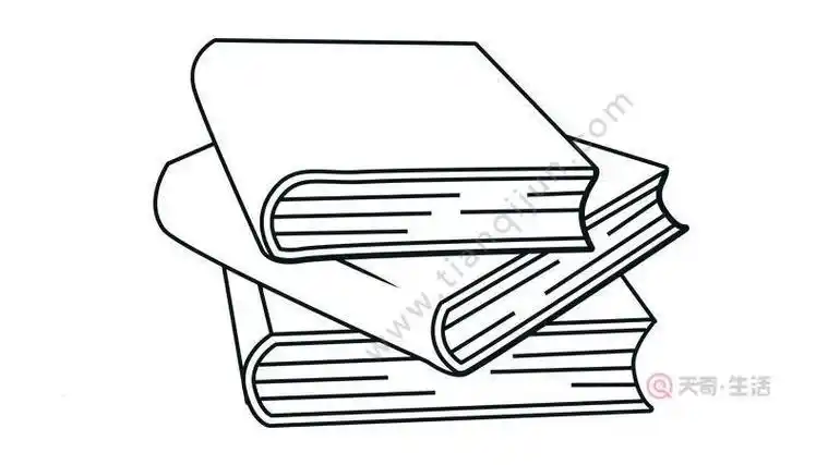 怎么画古代的书本简笔画