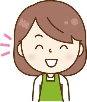 免费的剪贴画:女子 人物 笑脸 上身 妈妈 - 280334 |illustac