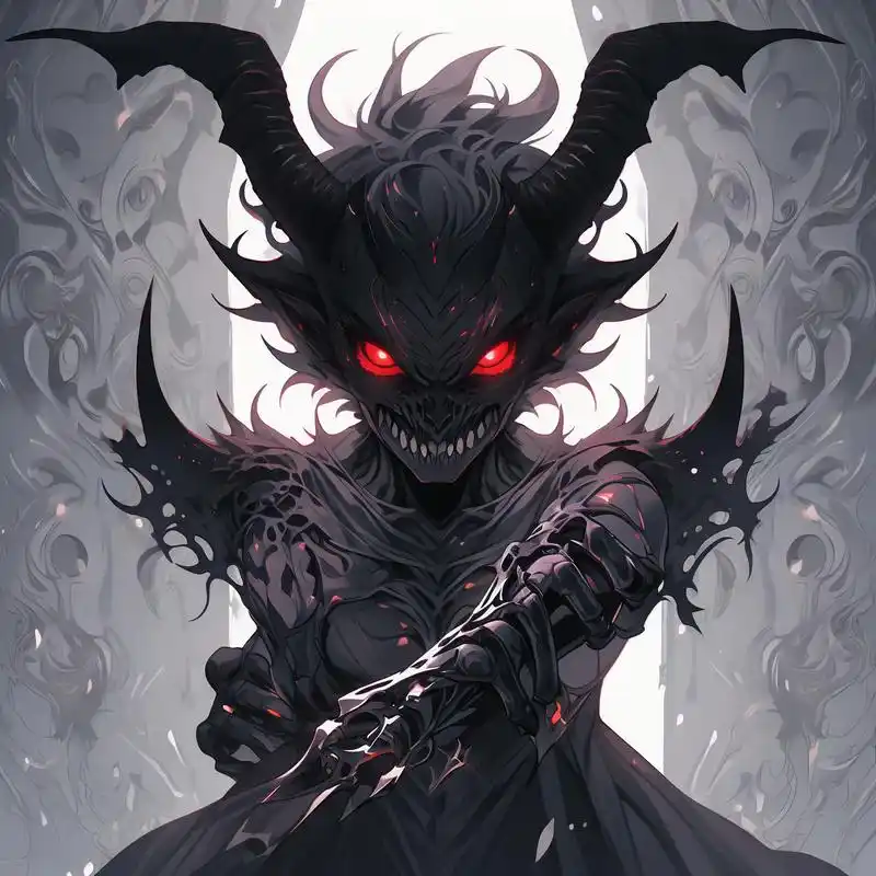 94暗黑系恶魔头像97 探索黑暗中的魅力,一组精选恶魔黑暗系头像