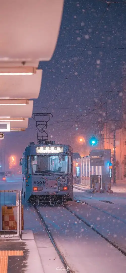 日式都市夜景摄影高清手机壁纸