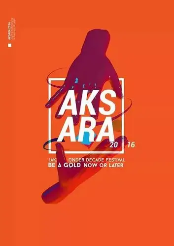 高级感线框版式风格的海报设计欣赏