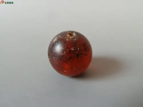 出土老琥珀珠子