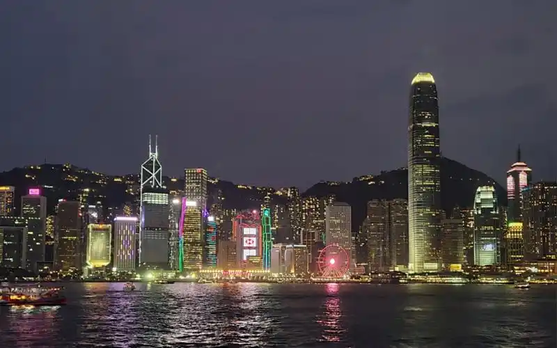 香港维多利亚港夜景