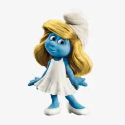 蓝精灵女孩卡通