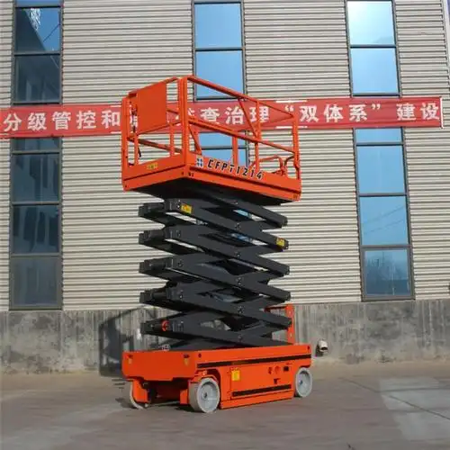 电动液压升降机移动剪刀升降车升降平台升高681012米登高车