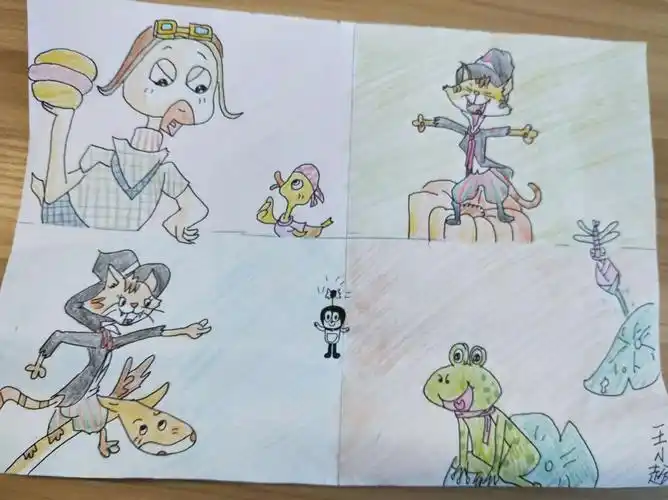 十二周学生连环画作品