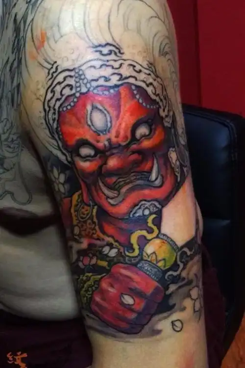 玛哈嘎拉_纹身图案手稿图片_李庆文的纹身作品集