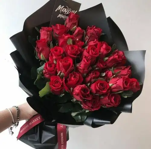 七夕玫瑰花束好美