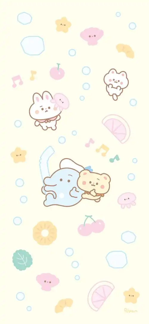 萌系主题手绘手机壁纸