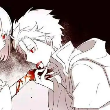 黑暗系血腥情侣头像高清冷酷暗红色的暗黑系情侣头像图片