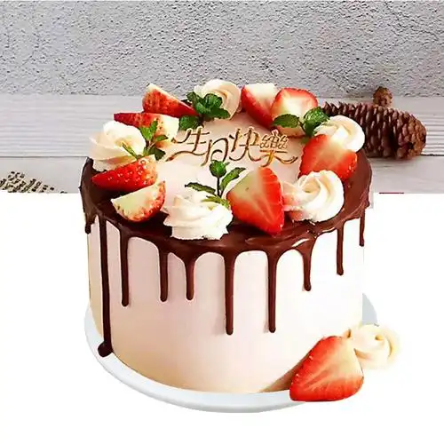 蛋糕模型仿真2021新款网红生日蛋糕模型水果塑胶假蛋糕橱窗样品