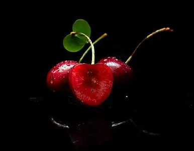 车厘子背景图片